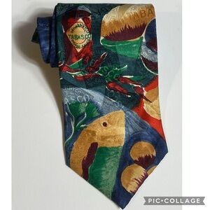 Tabasco Food & Drink Theme Men's Silk Neck Tie